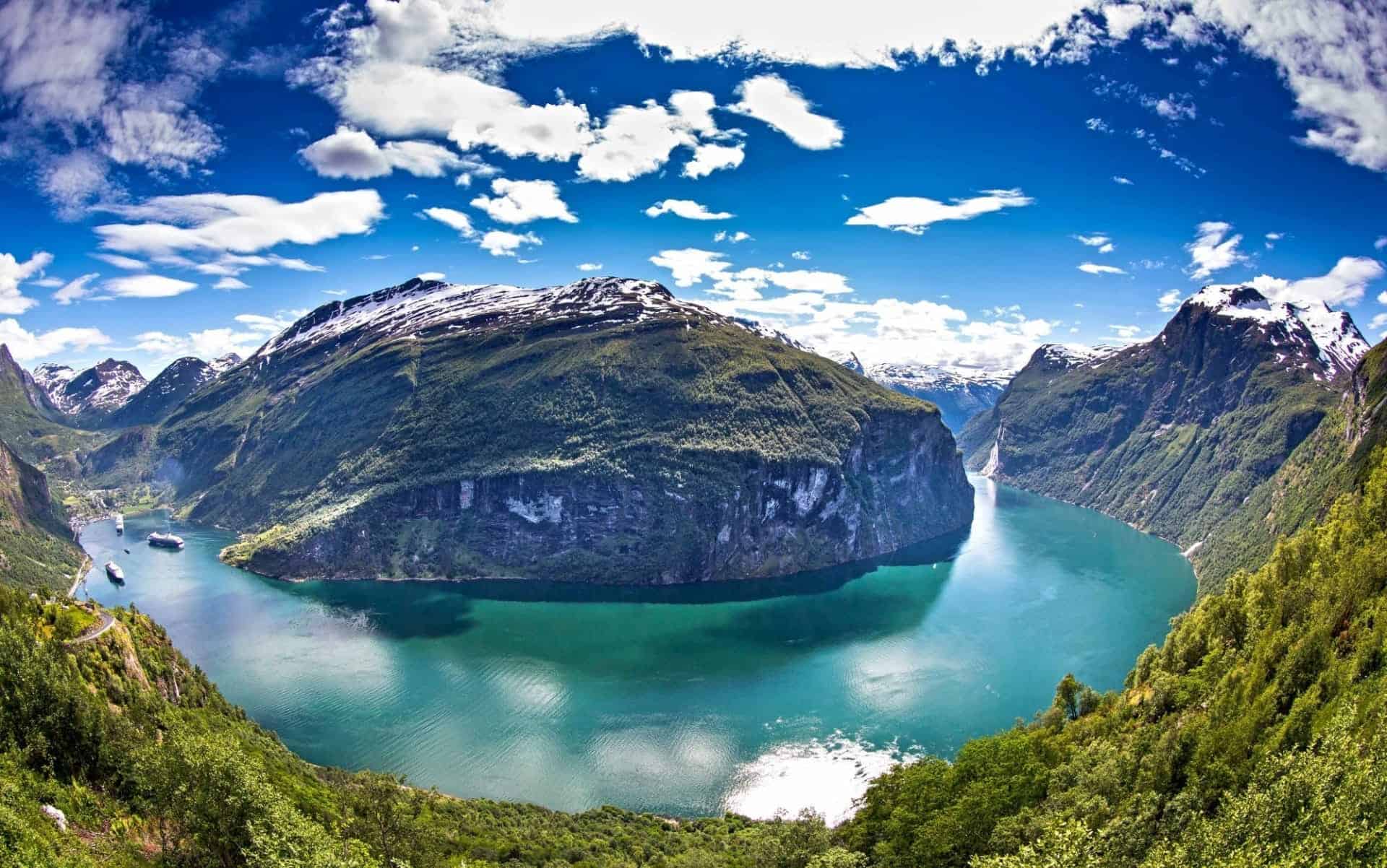 De Geirangerfjord, UNESCO-Werelderfgoed in Noorwegen