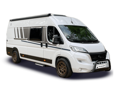 Hoogwaardige, stijlvolle buscamper voor avontuurlijke reizen en comfortable kampeerervaringen.